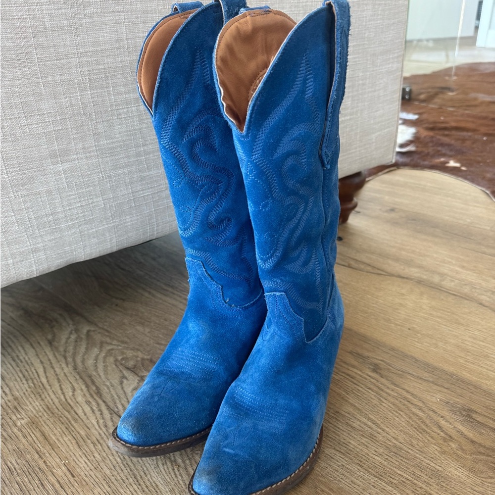 Dingo Out West Blue Boots